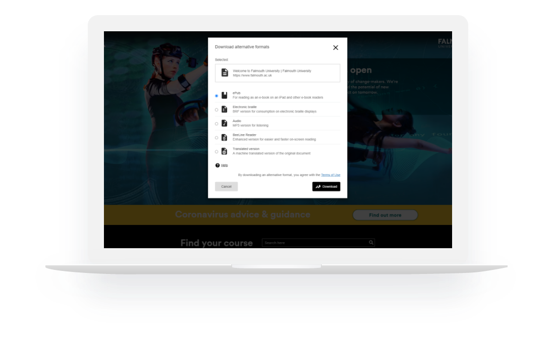 ally for websites screen 2
