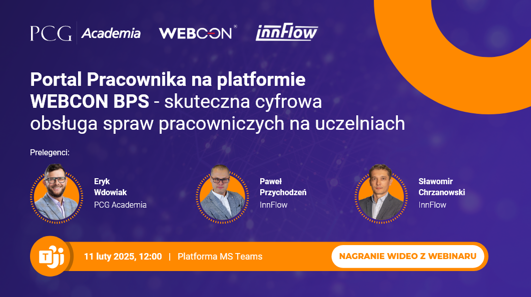 Portal Pracownika na platformie WEBCON BPS – skuteczna cyfrowa obsługa spraw pracowniczych na uczelniach