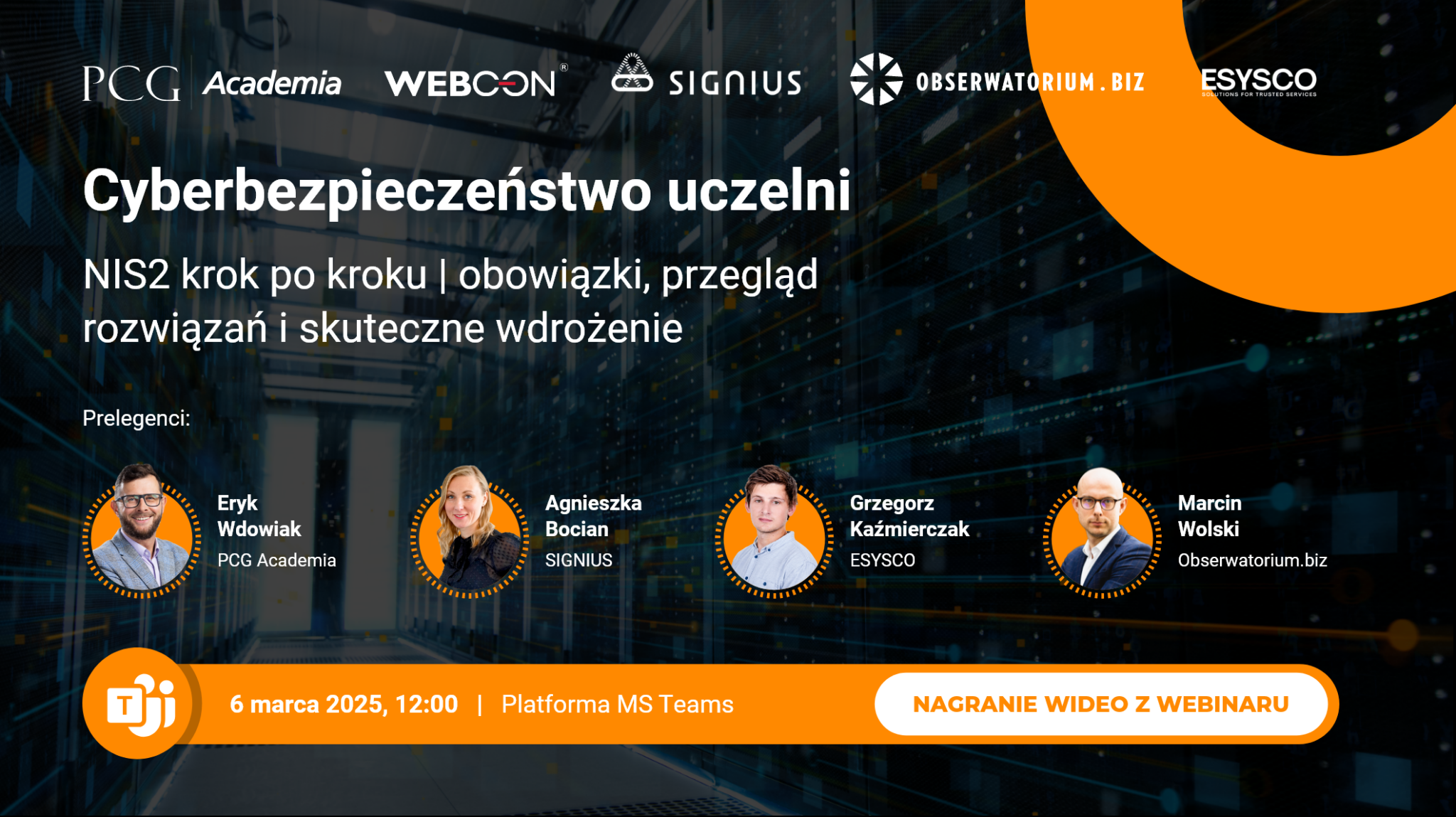 Cyberbezpieczeństwo uczelni - NIS2 krok po kroku | obowiązki, przegląd rozwiązań i skuteczne wdrożenie